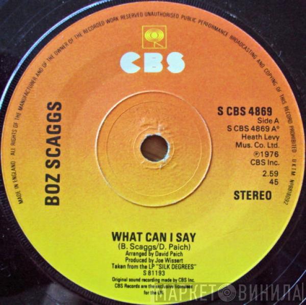 Boz Scaggs - What Can I Say