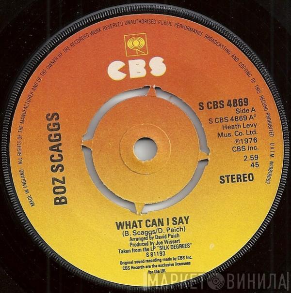 Boz Scaggs - What Can I Say