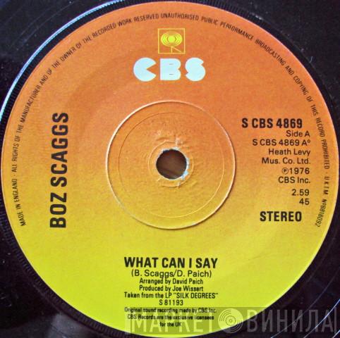 Boz Scaggs - What Can I Say