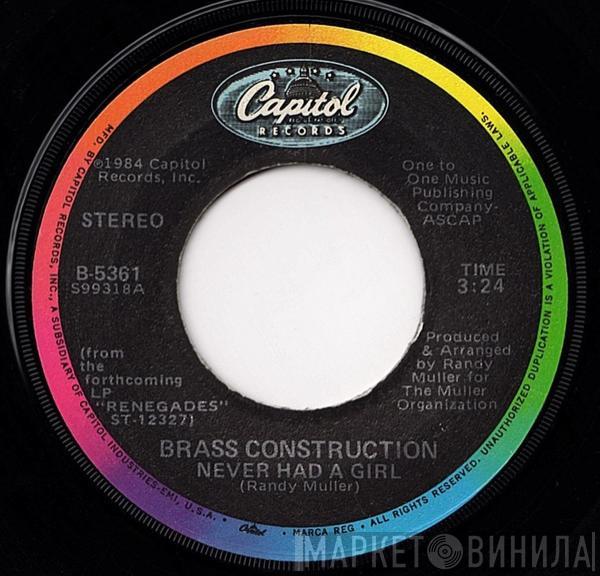 Brass Construction - Never Had A Girl