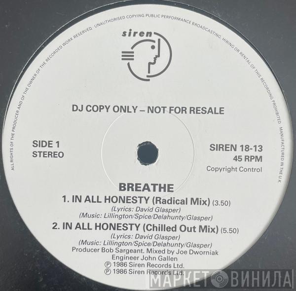 Breathe  - In All Honesty