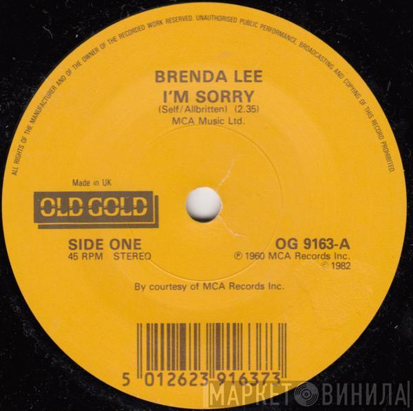 Brenda Lee - I'm Sorry / All Alone Am I