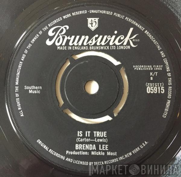Brenda Lee - Is It True