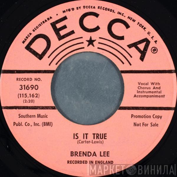 Brenda Lee - Is It True