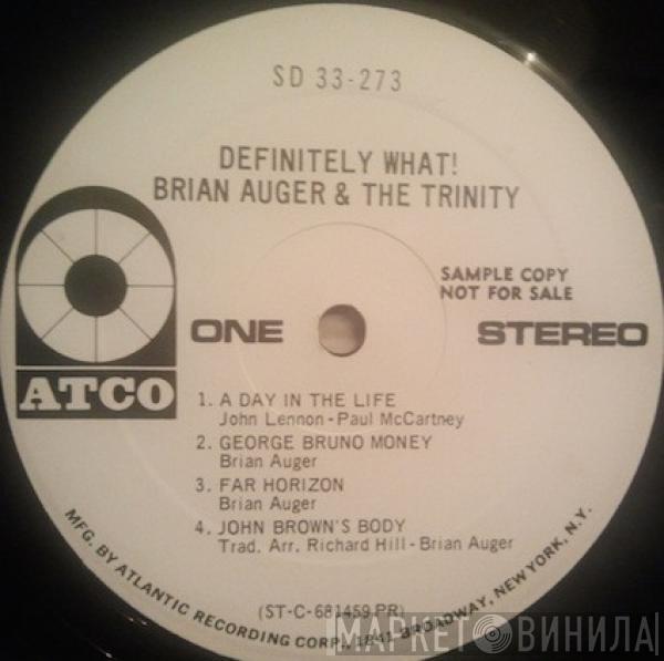  Brian Auger & The Trinity  - Definitely What!