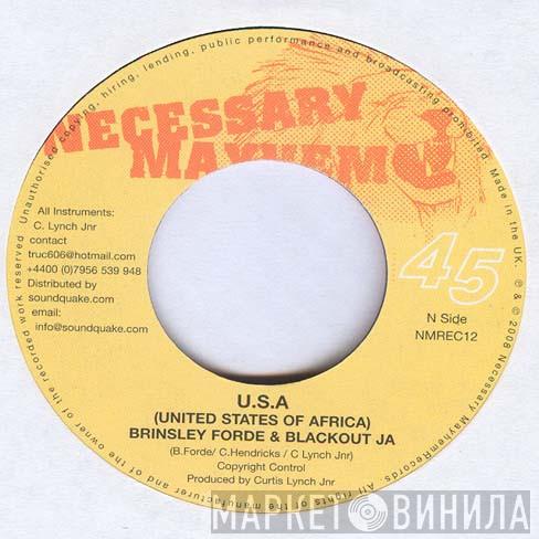 Brinsley Forde, Blackout Ja, Da Grynch - U.S.A (United States Of Africa) / Pirates Dub