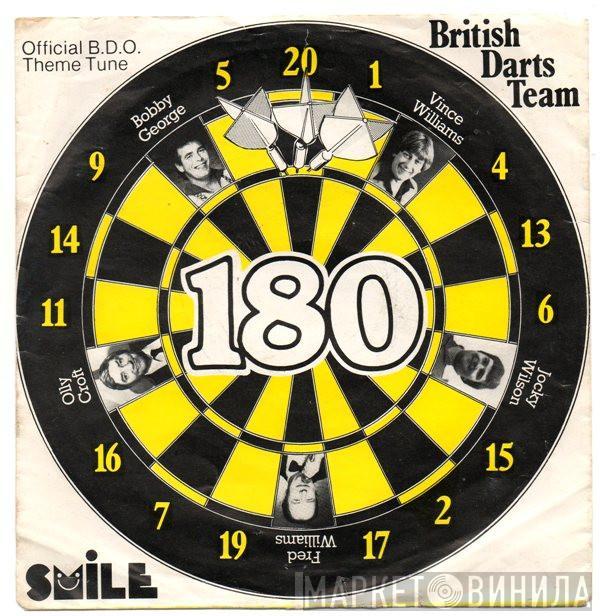 British Darts Team, Vince Williams , Bobby George  - 180