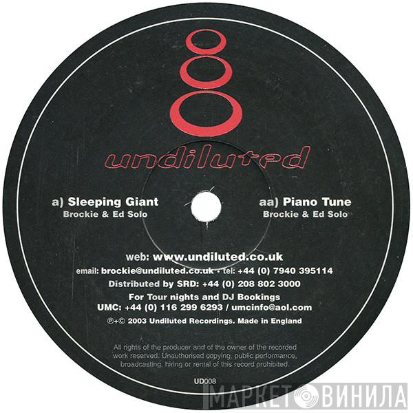 Brockie & Ed Solo - Sleeping Giant b/w Piano Tune