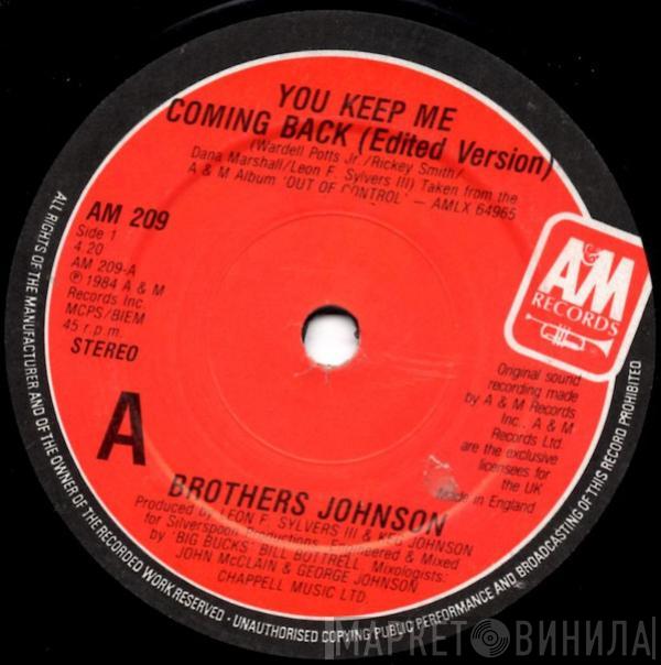 Brothers Johnson - You Keep Me Coming Back (Edited Version)