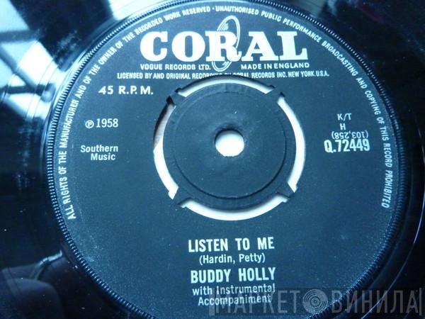Buddy Holly - Listen To Me / Words Of Love