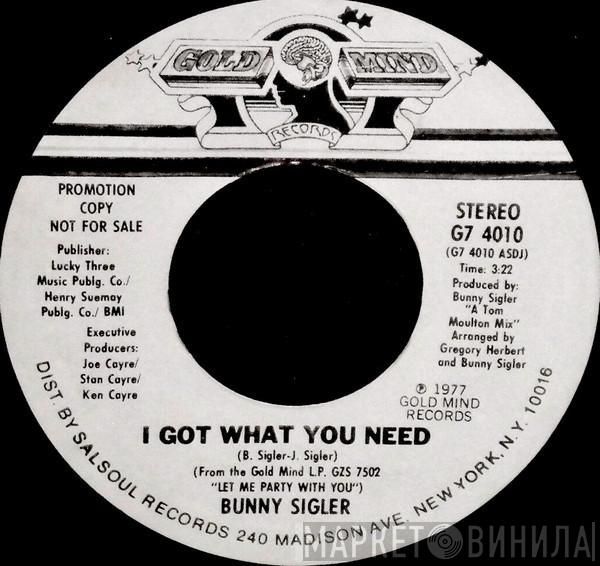 Bunny Sigler - I Got What You Need