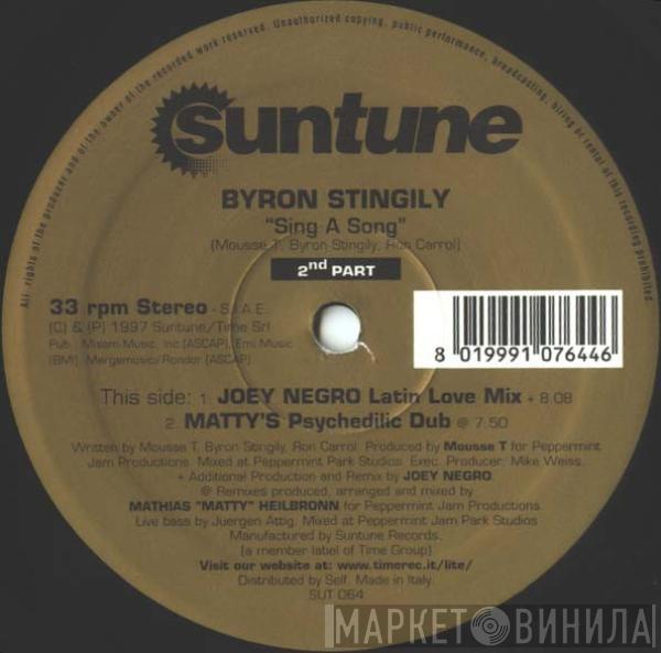 Byron Stingily - Sing A Song (Part 2)
