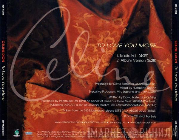  Céline Dion  - To Love You More
