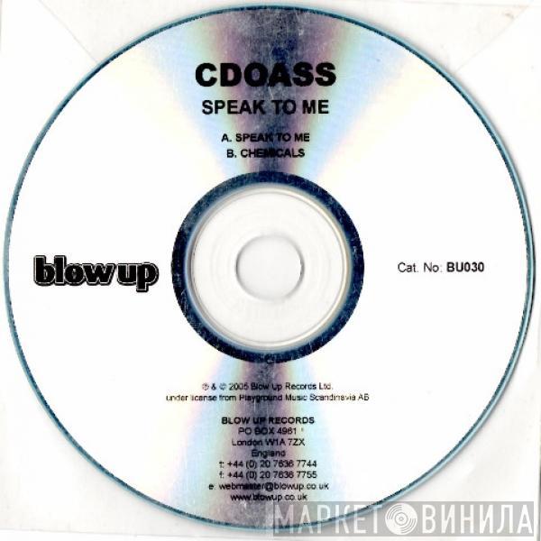 CDOASS - Speak To Me