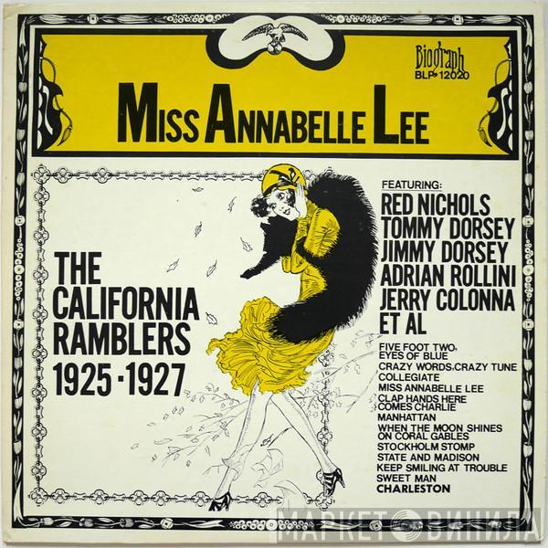 California Ramblers - Miss Annabelle Lee 1925-1927