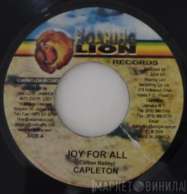Capleton, Prophecy Band - Joy For All / Gal Gone Riddim