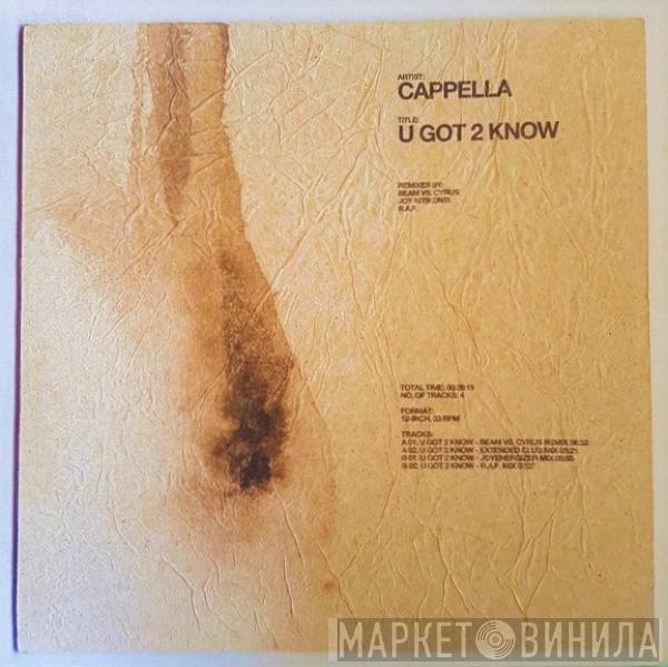 Cappella - U Got 2 Know