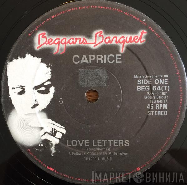 Caprice  - Love Letters / I Got To Sing