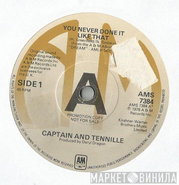 Captain And Tennille - You Never Done It Like That