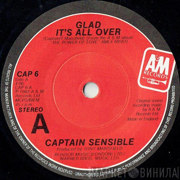 Captain Sensible - Glad It's All Over / Damned On 45