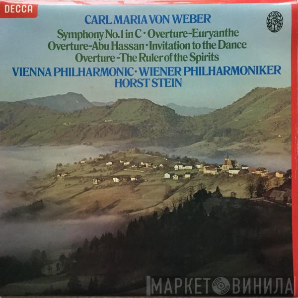 , Carl Maria von Weber , Horst Stein  Wiener Philharmoniker  - Symphonie No.1 In C, Overture-Euryanthe, Overture-Abu Hassan, Invitation To The Dance, Overture-The Ruler Of The Spirits