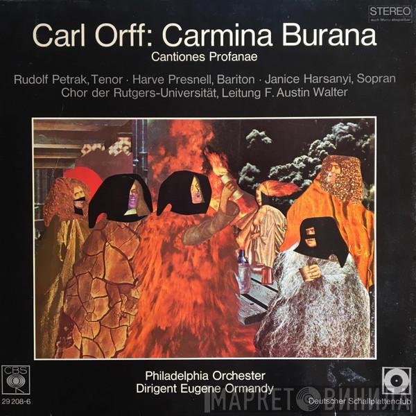 , Carl Orff , The Philadelphia Orchestra  Eugene Ormandy  - Carmina Burana (Cantiones Profanae)
