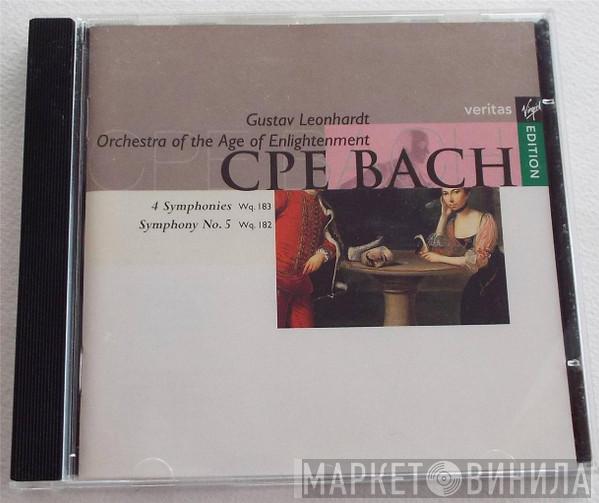 Carl Philipp Emanuel Bach, Gustav Leonhardt, Orchestra Of The Age Of Enlightenment - 4 Symphonies Wq.183 / Symphony No. 5 Wq.182