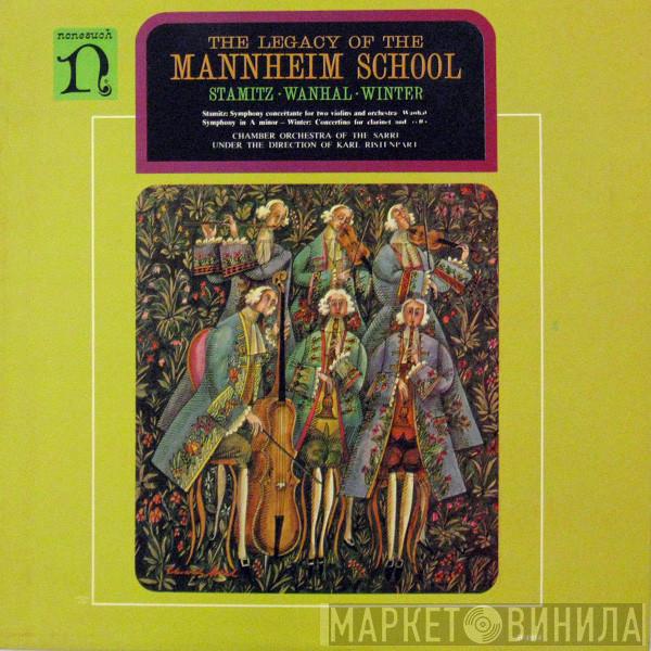 Carl Stamitz, Johann Baptist Vanhal, Peter Von Winter, Kammerorchester Des Saarländischen Rundfunks, Saarbrücken, Karl Ristenpart - The Legacy Of The Mannheim School