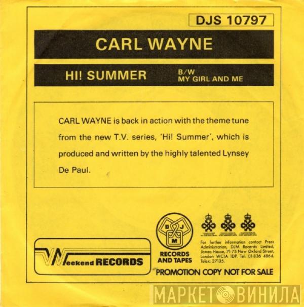  Carl Wayne  - Hi Summer