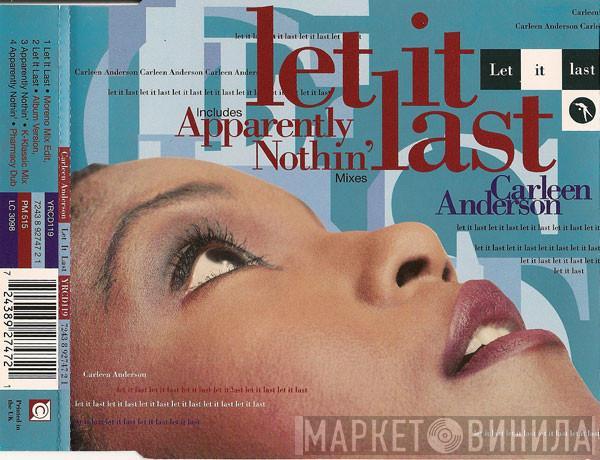  Carleen Anderson  - Let It Last