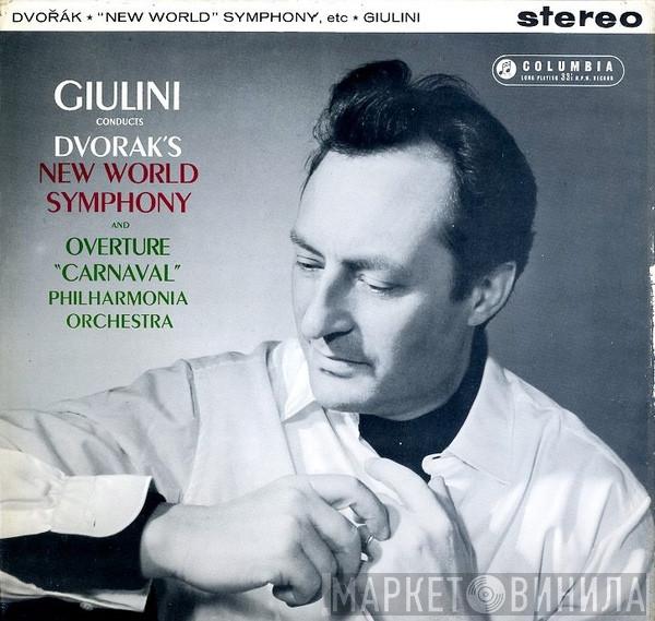 Carlo Maria Giulini, Antonín Dvořák, Philharmonia Orchestra - New World Symphony And Overture "Carnaval"