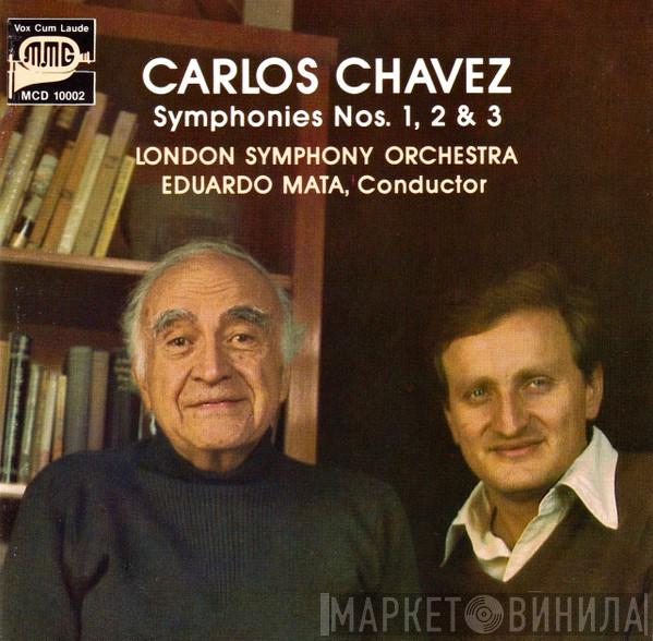 , Carlos Chávez , Eduardo Mata  The London Symphony Orchestra  - Carlos Chavez - Symphonies 1,2 & 3