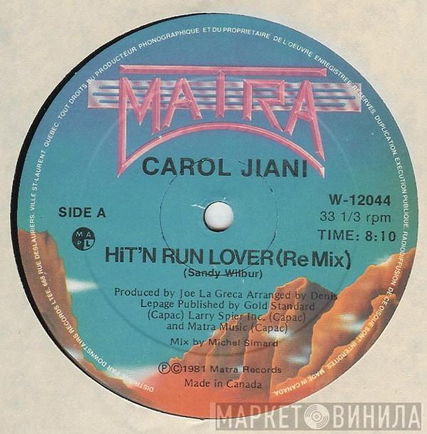  Carol Jiani  - Hit 'N Run Lover (Re Mix) / All The People Of The World
