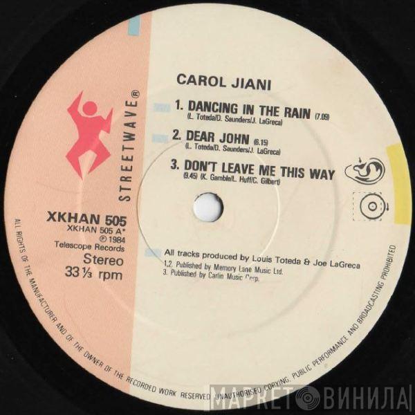 Carol Jiani - Dancing In The Rain