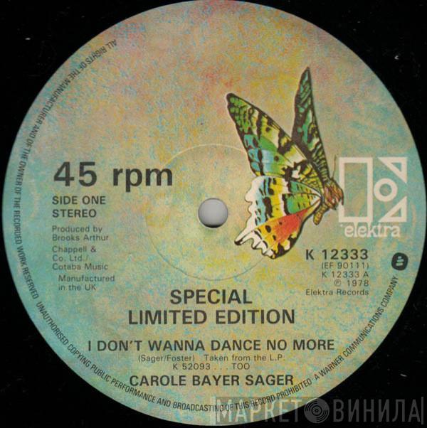 Carole Bayer Sager - I Don't Wanna Dance No More / Shadows