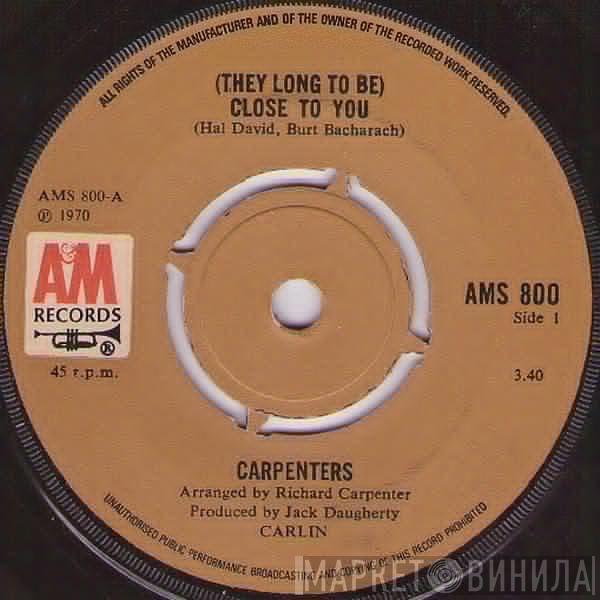 Carpenters - (They Long To Be) Close To You