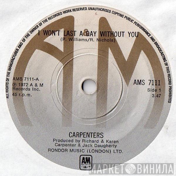 Carpenters - I Won't Last A Day Without You