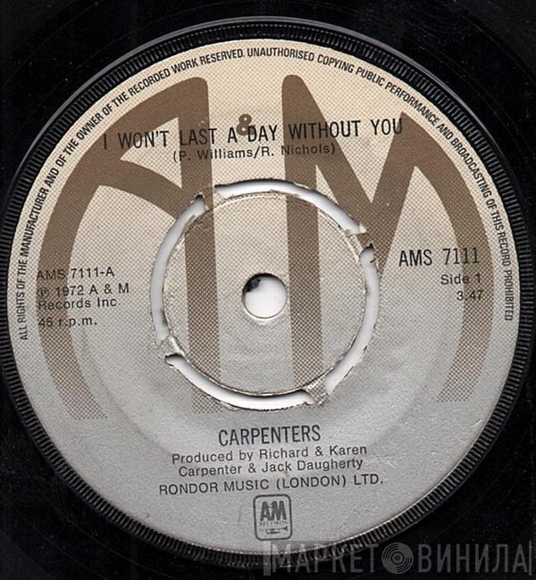  Carpenters  - I Won't Last A Day Without You