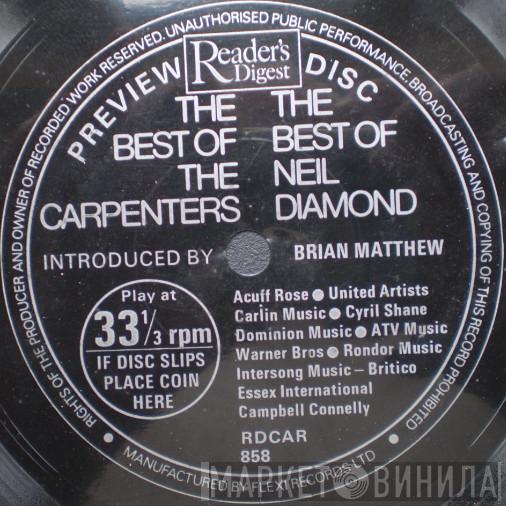 Carpenters, Neil Diamond - Preview Disc - The Best Of The Carpenters The Best Of Neil Diamond