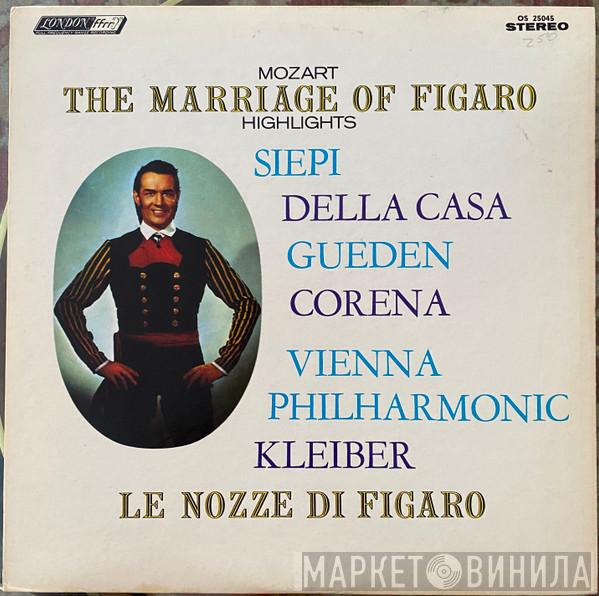 , Cesare Siepi , Hilde Güden , Suzanne Danco , Lisa Della Casa , Fernando Corena , Hilde Rössel-Majdan , Hugo Meyer-Welfing , Alfred Poell , Murray Dickie , Harald Pröglhoff , Anny Felbermayer , Wiener Philharmoniker  Erich Kleiber  - Mozart Le Nozze di Figaro - Highlights