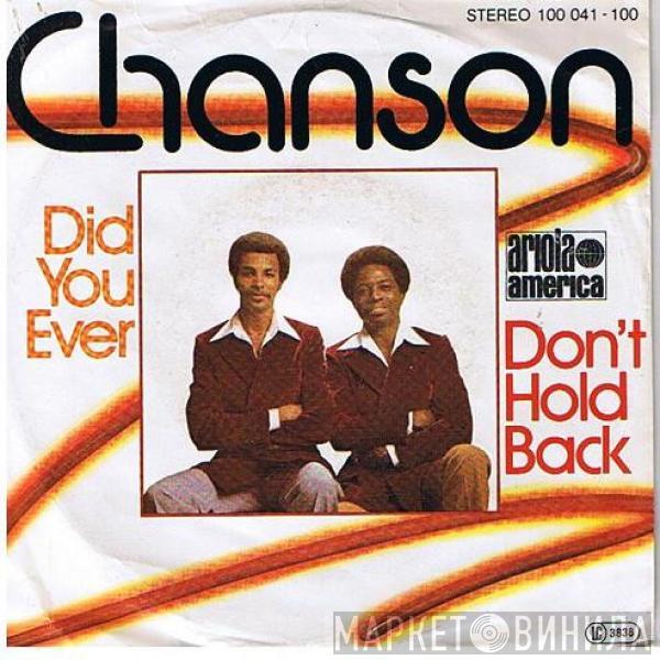 Chanson - Don't Hold Back / Did You Ever