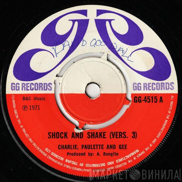 Charlie Ace, Paulette And Gee, Winston Wright - Shock And Shake (Vers. 3) / Roll On (Vers. 2)