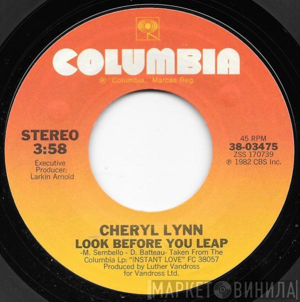  Cheryl Lynn  - Look Before You Leap