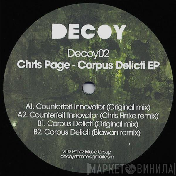 Chris Page  - Corpus Delicti EP