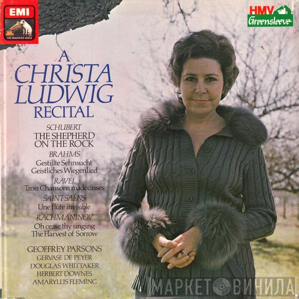 Christa Ludwig, Geoffrey Parsons  - A Christa Ludwig Recital