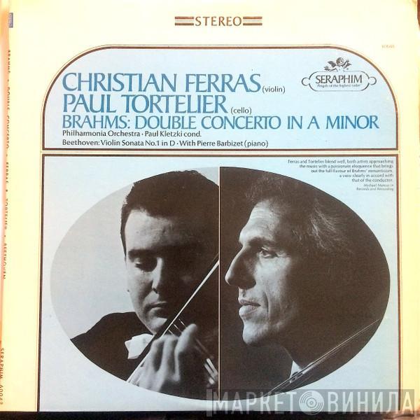 Christian Ferras, Paul Tortelier, Paul Kletzki, Pierre Barbizet, Johannes Brahms, Ludwig van Beethoven - Brahms Double Concerto