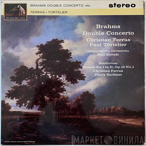 , Christian Ferras , Paul Tortelier , Paul Kletzki , Pierre Barbizet , Johannes Brahms  Ludwig van Beethoven  - Brahms Double Concerto