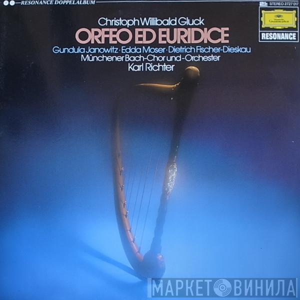, Christoph Willibald Gluck · Gundula Janowitz · Edda Moser , Dietrich Fischer-Dieskau & Münchener Bach-Chor · Münchener Bach-Orchester  Karl Richter  - Orfeo Ed Euridice