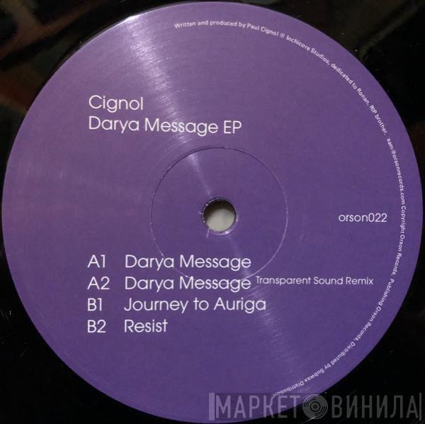 Cignol - Darya Message EP