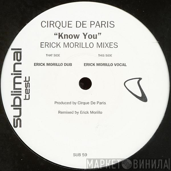 Cirque De Paris - Know You